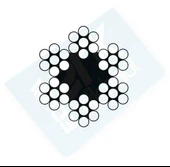 Avmdepo  Çelik Halat 6 mm 1 Metre 6X7 - 8