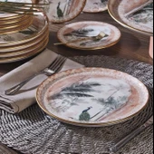 Fecra Peacock 19 Parça Sunum ve Servis Seti - 4