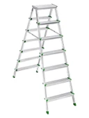SM Saraylı 7+7 Çift Taraflı Alüminyum Merdiven thumbnail 2