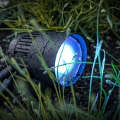10 Adet Elektrikle Çalışır 7 Watt Mavi Işık Çok Kaliteli Çim Çiçek, Ağaç, Peyzaj Aydınlatma Armatürü - 3