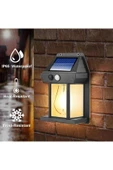3 Mod'lu Sensörlü 2 Adet Bahçe Led Ampul Büyük Boy Güneş Enerjili Hareket Sensörlü Bahçe Led 3 Modlu - 4