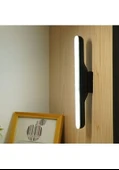 CATA CT-5249 6W Martı Siyah LED Aplik Şarjlı Dimmerli Dokunmatik 3 Işık Mod Lamba Kablosuz Mıknatıslı Mutfak Dolap İçleri - 5