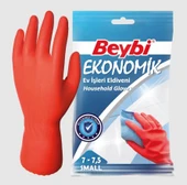 Beybi Ekonomik Lastik Eldiven No: 7 - 7,5 -1 ADET - 5