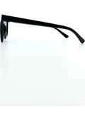 Sade Detaylı Şık Stil Tasarım UV 400 Korumalı Polarize Çerçeve Siyah Unisex Güneş Gözlüğü - 3
