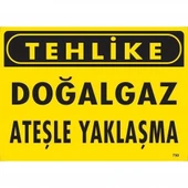 Avmdepo  Tehlike Doğalgaz Ateşle Yaklaşma Uyarı Levhası 25x35 KOD:750 thumbnail 8