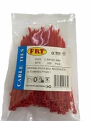 Avmdepo FRT Kırmızı 2,5x100 Kablo Bağı - 7