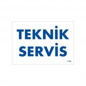 Avmdepo  Teknik Servis Uyarı Levhası 17,5x25 KOD:1756 thumbnail 6