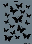 Rich New Seri N-264 Stencil 35x25 cm - 2