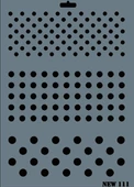 Rich New Seri N-111 Stencil 35x25 cm - 9