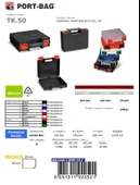 PortBag TK50 Çok Amaçlı El Aleti Çantası - 10