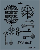 Rich New Seri N-110 Stencil 35x25 cm - 5