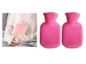SICAK SU TORBASI 2 ADET,KOYU PEMBE 23x15x2cm 250 ml - 3