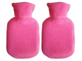 SICAK SU TORBASI 2 ADET,KOYU PEMBE 23x15x2cm 250 ml - 2