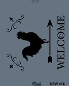 Rich New Seri N-416 Stencil 35x25 cm - 3