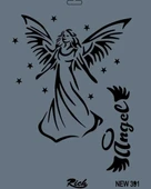 Rich New Seri N-391 Stencil 35x25 cm - 7