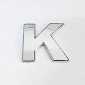 Cemax K Harfi 3,75 cm Krom Yapışkanlı - 8