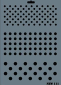 Rich New Seri N-111 Stencil 35x25 cm - 5