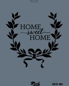 Rich New Seri N-401 Stencil 35x25 cm - 5