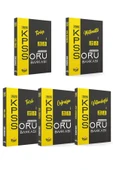 2026 Kpss Lise & Önlisans: Soru Bankası Çözümlü 5 li Set (Türkçe-Matematik-Tarih-Coğrafya-Vatandaşlık) - 1