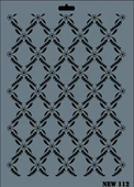 Rich New Seri N-112 Stencil 35x25 cm - 1