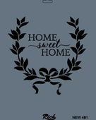 Rich New Seri N-401 Stencil 35x25 cm - 1