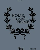 Rich New Seri N-401 Stencil 35x25 cm - 7