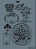 Rich New Seri N-330 Stencil 35x25 cm - 2
