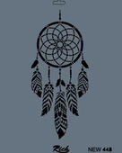 Rich New Seri N-448 Stencil 35x25 cm - 6