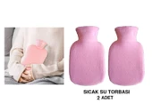 SICAK SU TORBASI 2 ADET,AÇIK PEMBE 23x15x2cm 250 ml - 1
