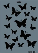 Rich New Seri N-264 Stencil 35x25 cm - 9