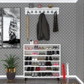 Kenzlife ayakkabılık merkub6 gribyz 98*100*32 kapaklı 6 raflı 30 çift ayakkabı kapasitesi thumbnail 2