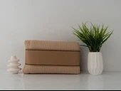 %100 Pamuklu 180X220 cm Waffle Desenli, Pike Yatak & Koltuk Örtüsü - 8