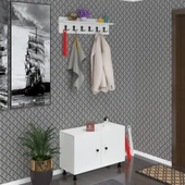 Kenzlife portmanto ayakkabılık ve askılık sandal3 byzbyz 53*120*32 onsekiz çift ayakkabı kapasitesi - 1