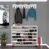Kenzlife portmanto ayakkabılık ve askılık sandal6 gribyz 98*120*32 otuzaltı çift ayakkabı kapasitesi - 2