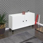 Kenzlife ayakkabılık merkub3 byzbyz 53*100*32 kapaklı 3 raflı 15 çift ayakkabı kapasitesi - 1