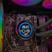 AIGO DN240D ARGB 240mm Siyah Sıvı Soğutma 1700 - AM5 1851 - 2