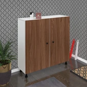 Kenzlife ayakkabılık yemeni6 cvzbyz 98*120*32 kapaklı 6 raflı 36 çift ayakkabı kapasitesi - 1