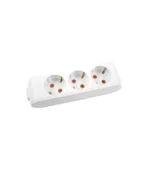 Viko Multi-Led Üçlü Priz Topraklı Çocuk Korumalı Klemensli-Beyaz - 6