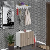 Kenzlife portmanto ayakkabılık ve askılık tomak4 crdbyz 68*100*32 yirmi çift ayakkabı kapasitesi - 1