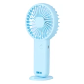 MİNİ FAN,TELEFON TUTUCU,PORTATİF EL VANTİLATÖRÜ MAVİ  9,3x19cm - 2