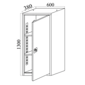 Çelik Dosya Dolabı Metal Dolap Ofis Dolapları Arşiv , Garaj , Bahçe , Kiler , Balkon - 7