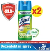 LYSOL DEZENFEKTAN SPREY BAHAR FERAHLIĞI 2'Lİ, YÜZEYLER IÇİN, 2 X 400 ML - 1