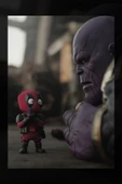 SELMIRA Deadpool Thanos Kanvas Tablo - 2