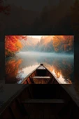 SELMIRA Orman Manzaralı Kayık Kanvas Tablo - 2