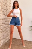 Kadın Denim Mini Şort - 3
