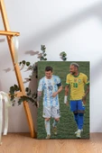 SELMIRA İki 10 Numara Neymar & Messi Kanvas Tablo - 1