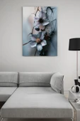 SELMIRA Yıpranmış Çiçekler Kanvas Tablo - 1