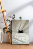 SELMIRA Uyanmış Kedi Kanvas Tablo - 1