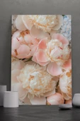 SELMIRA Soft Renklerde Çiçekler Kanvas Tablo - 1