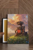 SELMIRA Parçalanmış WALL-E Kanvas Tablo - 1